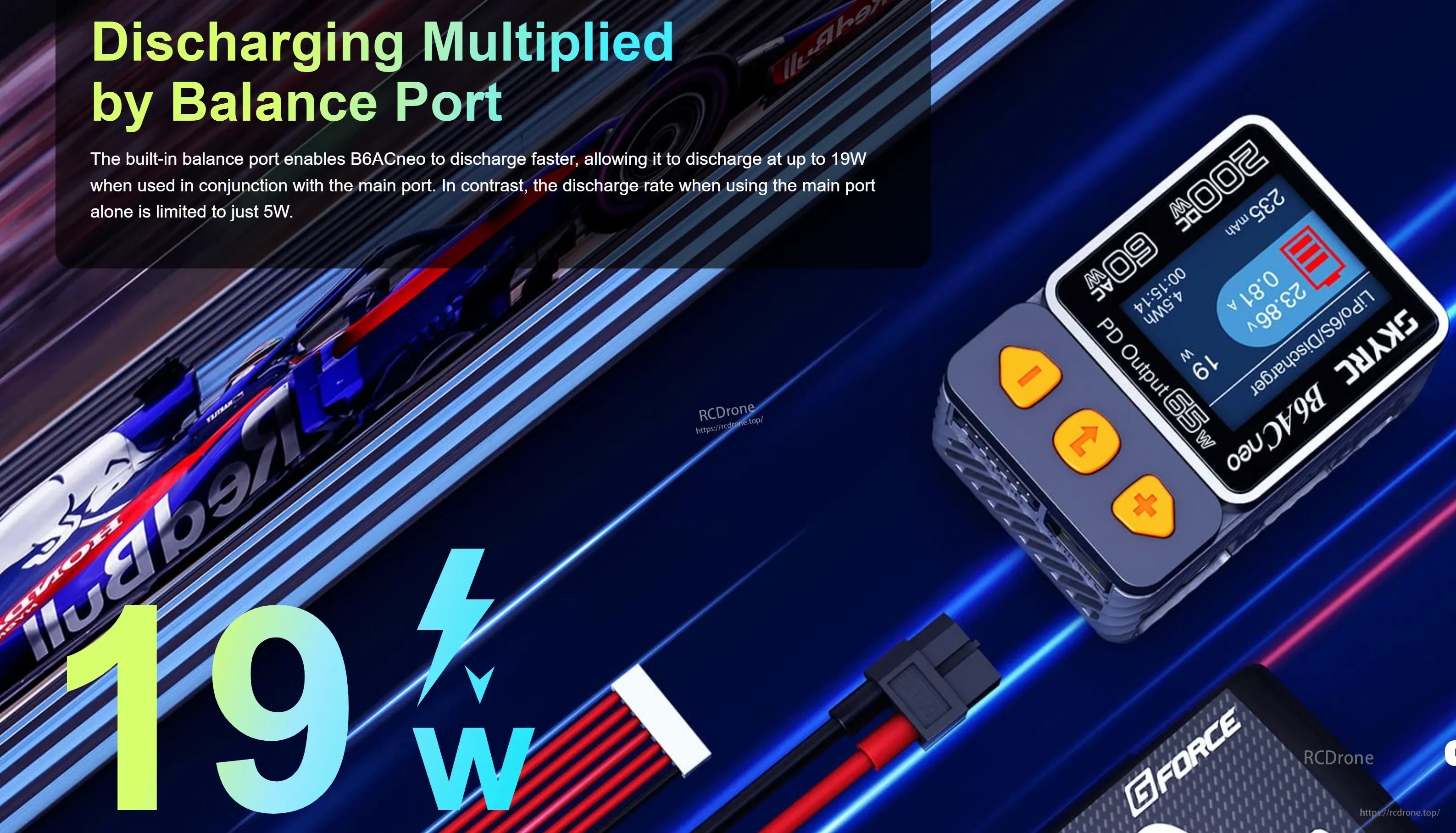 SKYRC B6ACNeo Balance Charger 200W DC / 60W AC