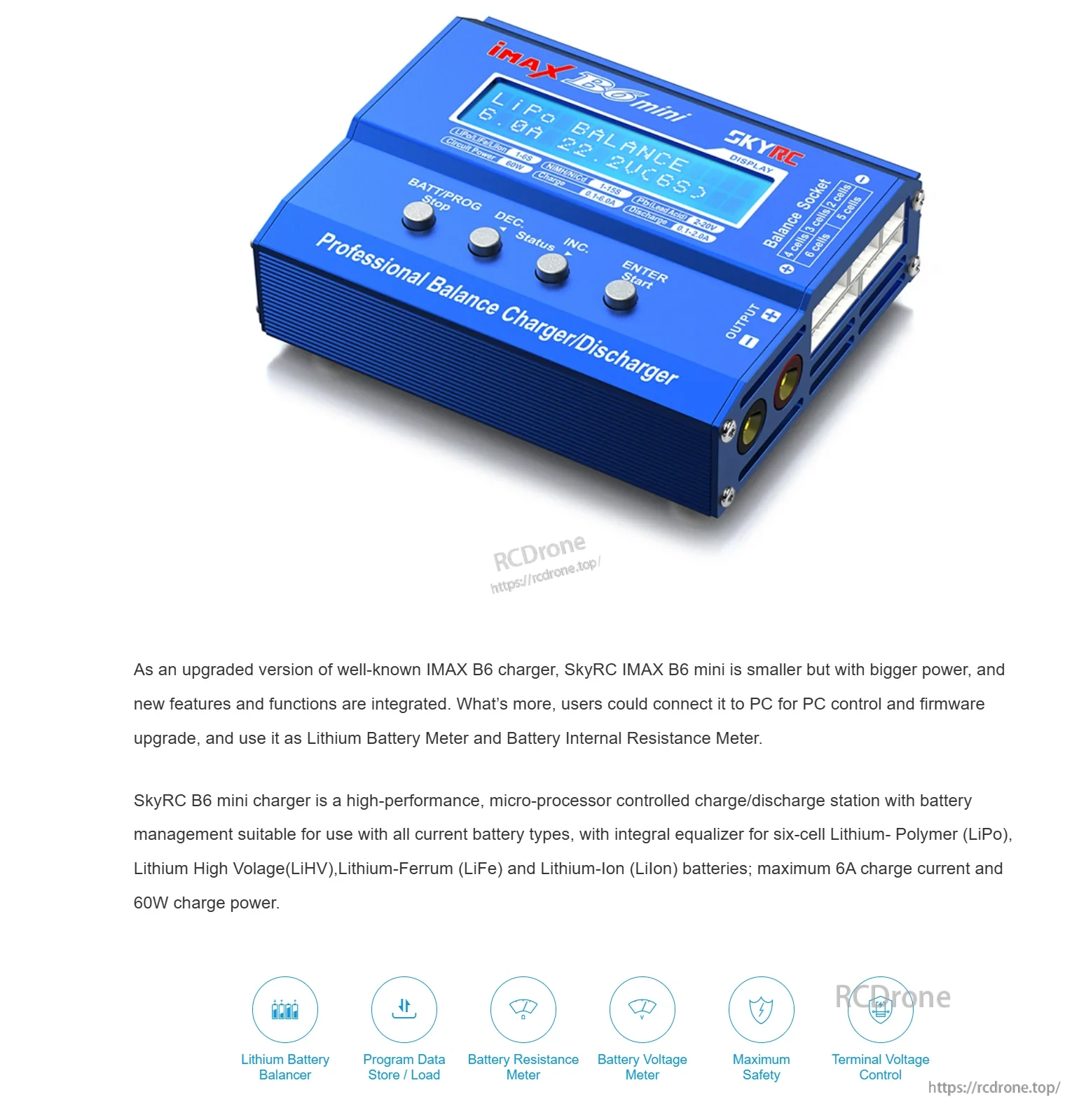 SKYRC iMAX B6mini 60W Professional Balance Charger/Discharger