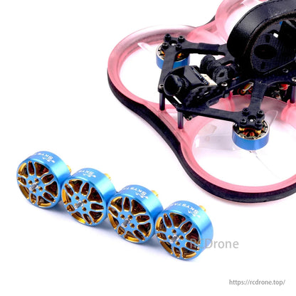 SKYSTARS KOKO 1505 3450KV motors, ideal for 2.5-4 inch FPV drones, pack of four.