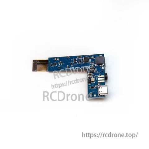 SKYZONE Cobra X replacement power board PCB with USB port and flat-flex connector