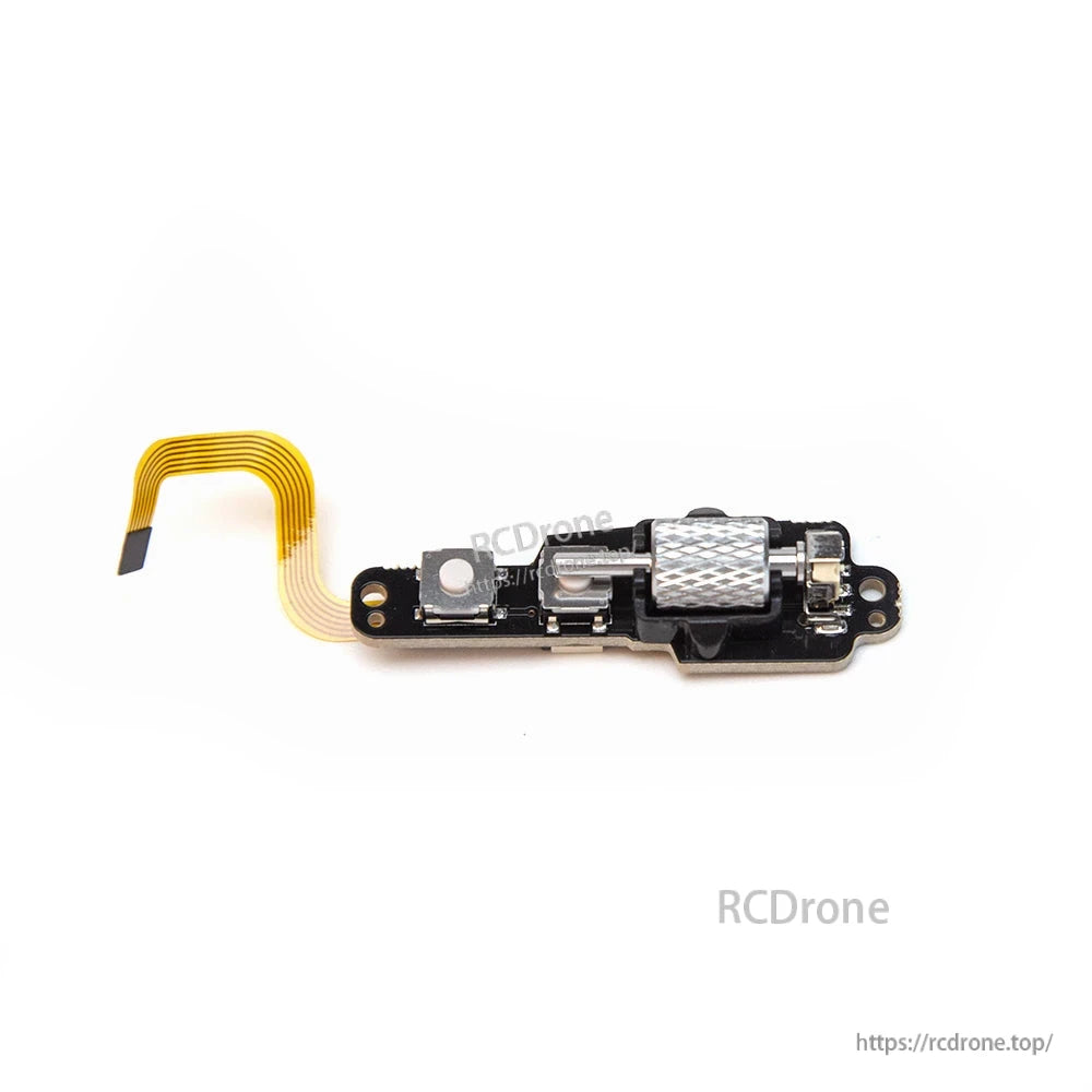 Control wheel and button board with flex ribbon cable for FPV goggle replacement
