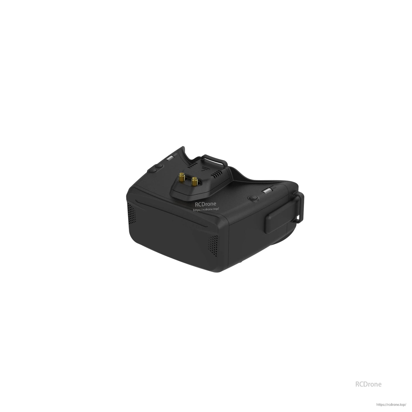 SKYZONE Cobra X FPV goggle body shown for reference, angled rear-side view