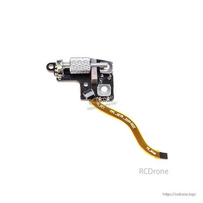 Scroll wheel control module with button and long flex cable for Cobra X goggles