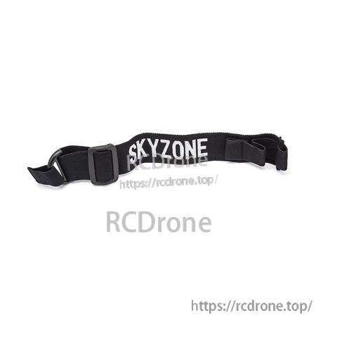 SKYZONE Wide FPV Goggle Strap with large SKYZONE logo, wide elastic band and adjustable buckle