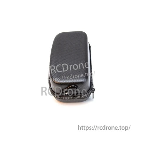 Upright view of the SKYZONE goggle cover case showing its rounded protective shape and zip track