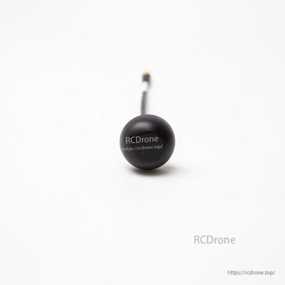 Black FPV lollipop antenna with coax cable, included for SMA VTX connection