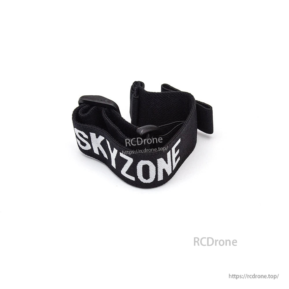 Rolled SKYZONE strap showing wide elastic band thickness and stitched edges