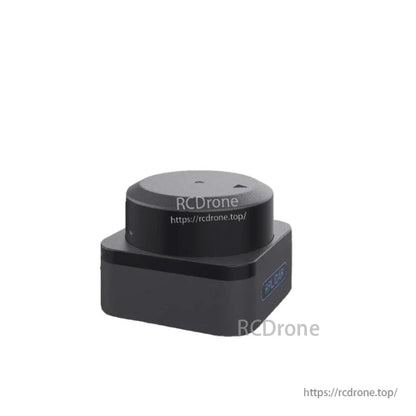 SLAMTEC RPLIDAR S3 LiDAR sensor angled product photo on white background with RCDrone watermark