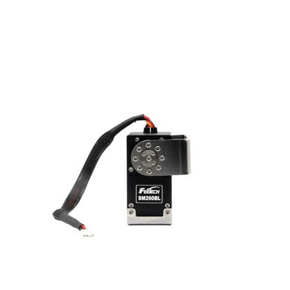 FEETECH SM260B-C001 Servo Motor, 24V RS485 control, 260kg.cm peak torque, brushless, steel gears, 12-bit encoder