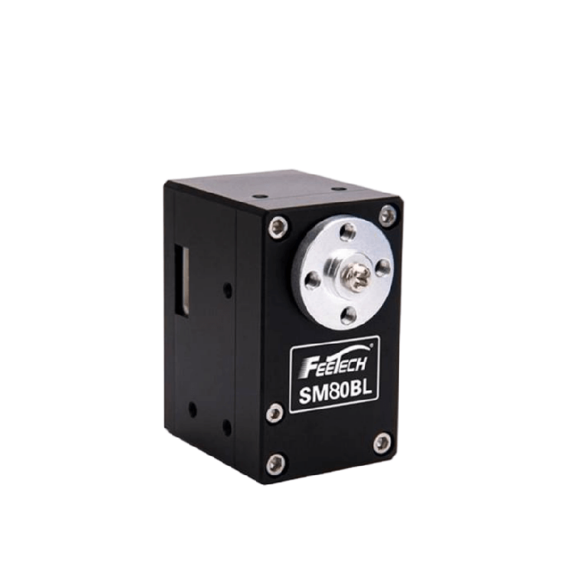 FEETECH SM80BL Servo Motor, RS485 Serial Bus, Brushless, 12V 80kg.cm & 24V 85kg.cm, Steel Gears, Aluminium Case