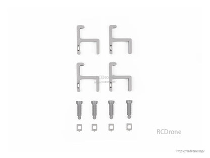 SO-ARM100 AI Arm 3D printed PLA+ parts in grey, 13% infill, including leader, follower, and clamps for drone applications.