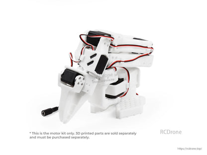 SO-ARM101 Robot Arm, Motor kit includes 6-axis servo with UART and 12-bit encoder; 3D printed parts not included.