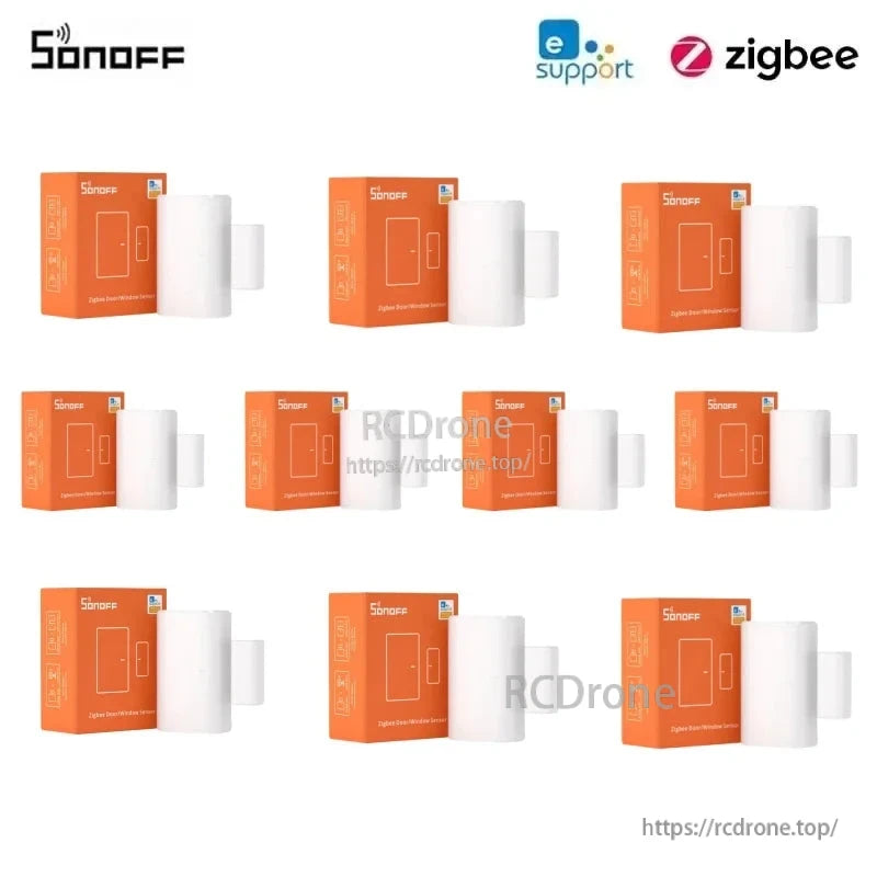 SONOFF SNZB-04P Zigbee Door Window Sensor, SONOFF SNZB-04P is a Zigbee door/window sensor with tamper alert, 5-year battery, local scenes, and works with Alexa and Google Assistant.