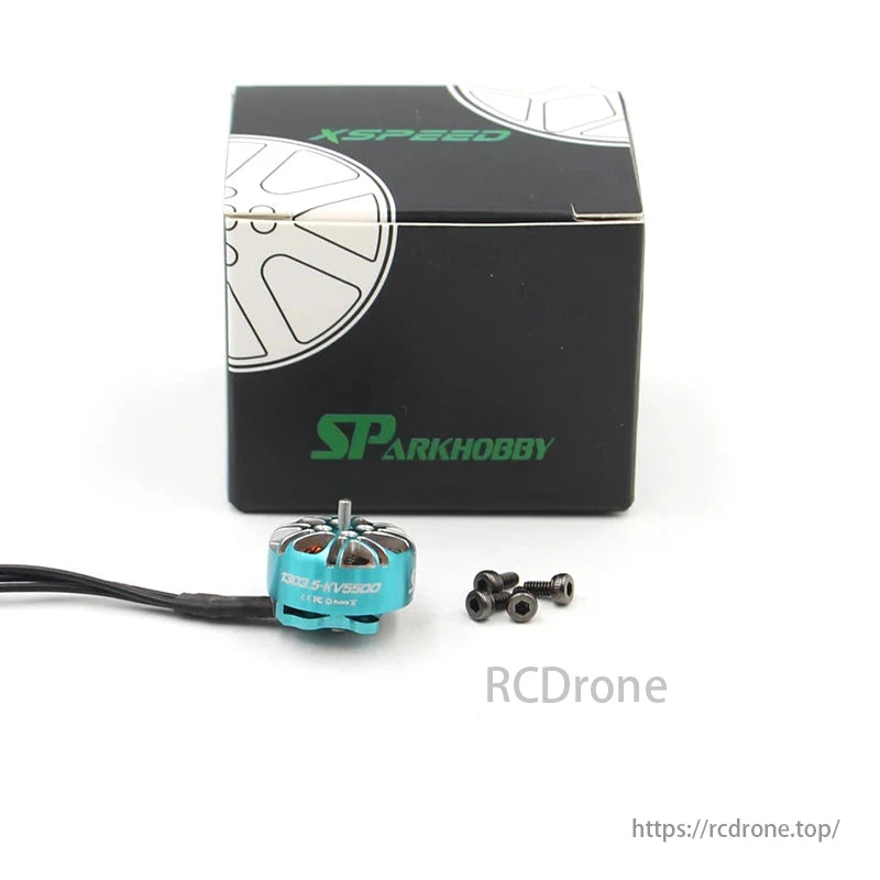 SPARKHOBBY XSPEED 1303.5 brushless motor, 2500KV/3800KV/5500KV, for 2.0-inch Cinewhoop and 2.5-inch Toothpick drones, supports 3-6S Lipo.