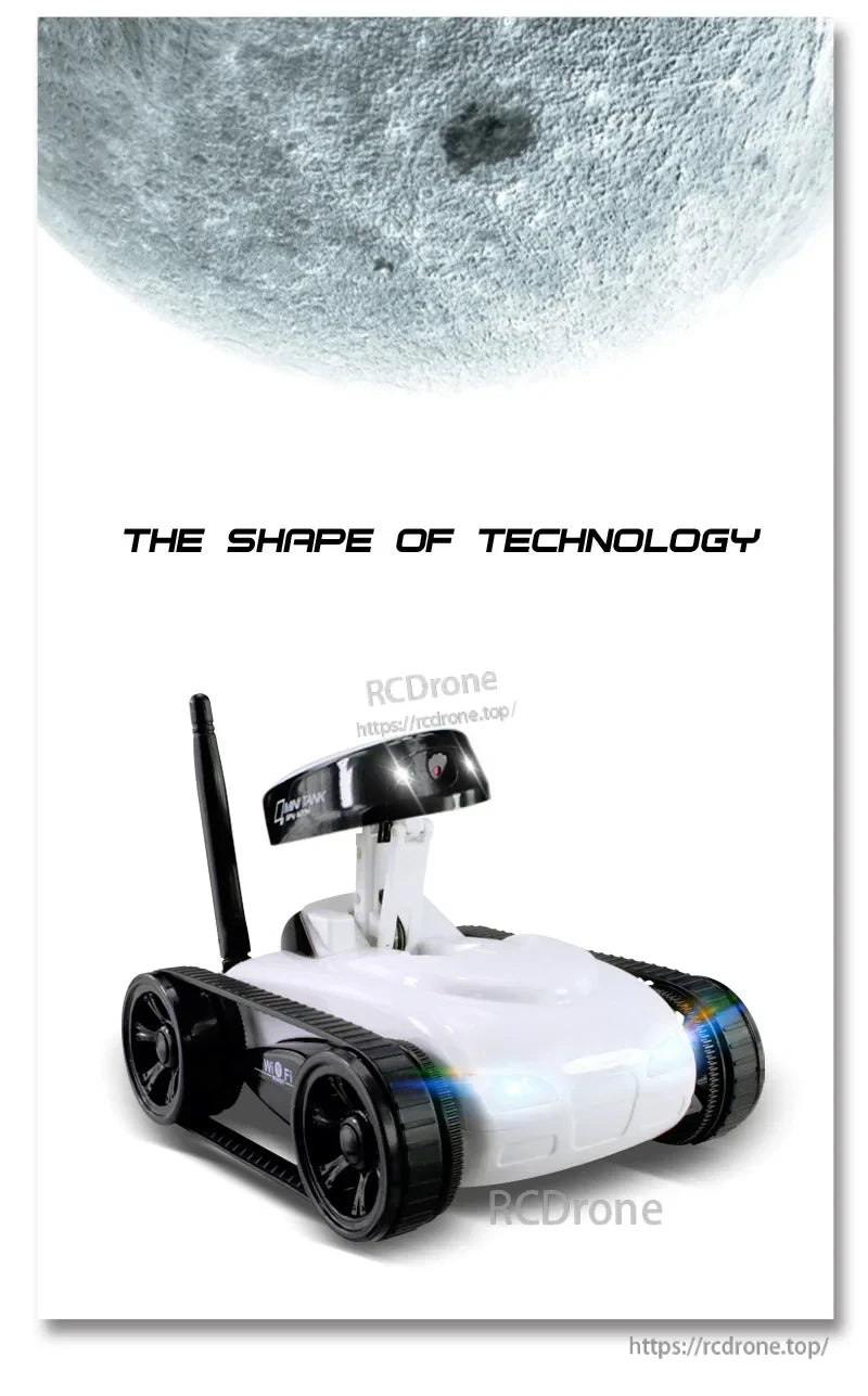 SQN-019 FPV RC Tank, Wireless WiFi remote control car toy for kids aged 6-12+ years, featuring RC exploration, FPV driving, and STEM play.