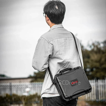 Durable 2-layer hard case for DJI Osmo Action 5 Pro, IP67 waterproof, made of PP with EVA foam protection.