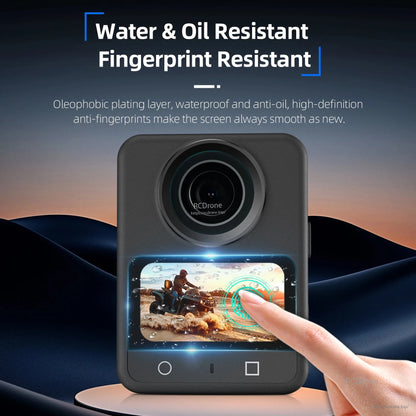 Waterproof, oil-resistant screen protector with oleophobic layer; fingerprint resistant, high-definition, smooth surface, and durable protection.