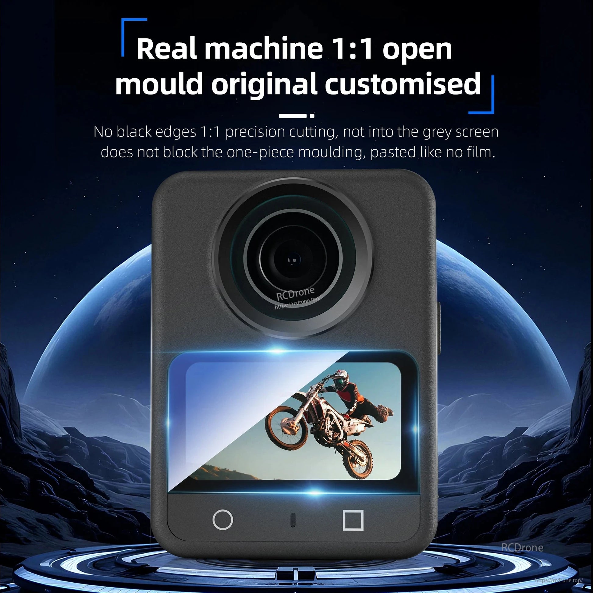 High-precision, 1:1 custom moulded screen protector with ultra-clear clarity, no black edges, and perfect fit.