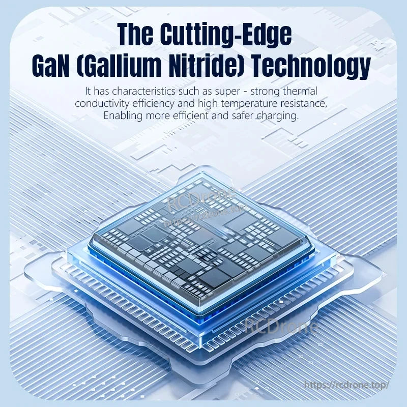 STARTRC 65W GaN Fast Charger, GaN technology enables efficient, safe charging with superior thermal conductivity and high temperature resistance.