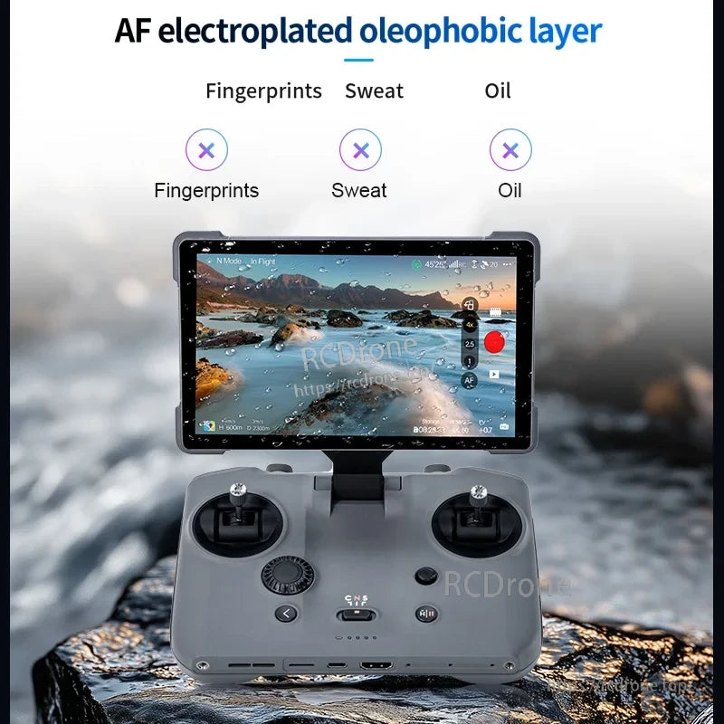 STARTRC AR Mavic 4 Pro Screen, AF electroplated oleophobic layer resists fingerprints, sweat, oil.