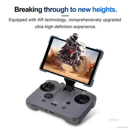 This advanced drone features AR-enhanced HD visuals, an integrated screen remote with dual joysticks, and precise controls, delivering immersive, high-performance flight for professionals and enthusiasts in a compact design.