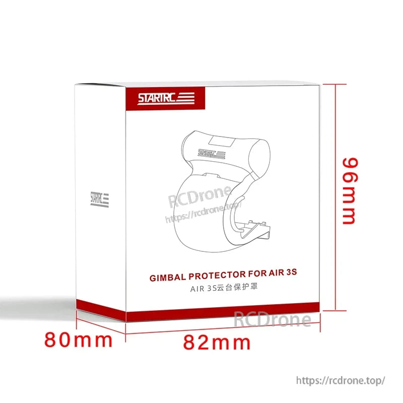 STARTRC Air 3S Gimbal Protector, 80x82x96mm