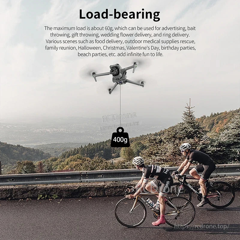 STARTRC Airdrop, Load-bearing devices have a max load of 60 grams, suitable for various applications.