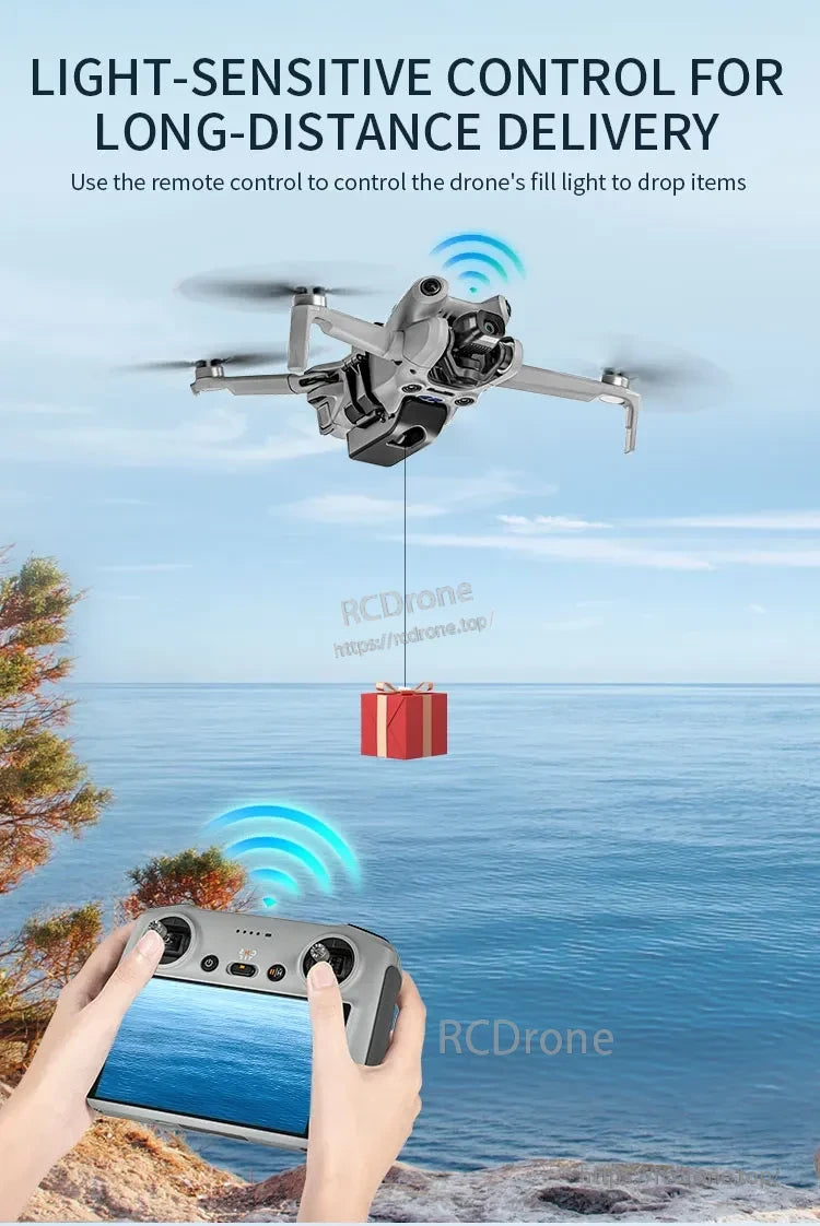 STARTRC Airdrop, Light-sensitive control for long-distance delivery with remote operation