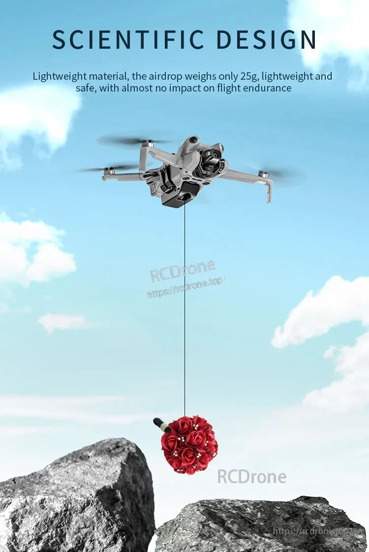 STARTRC Airdrop, Lightweight airdrop, 25g, safe, minimal flight impact