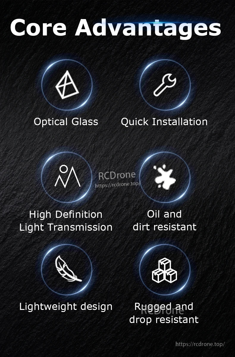 STARTRC Camera Lens Filter, Lightweight, durable optical glass with quick installation, high-definition light transmission, and oil/dirt resistance for reliable drone performance.
