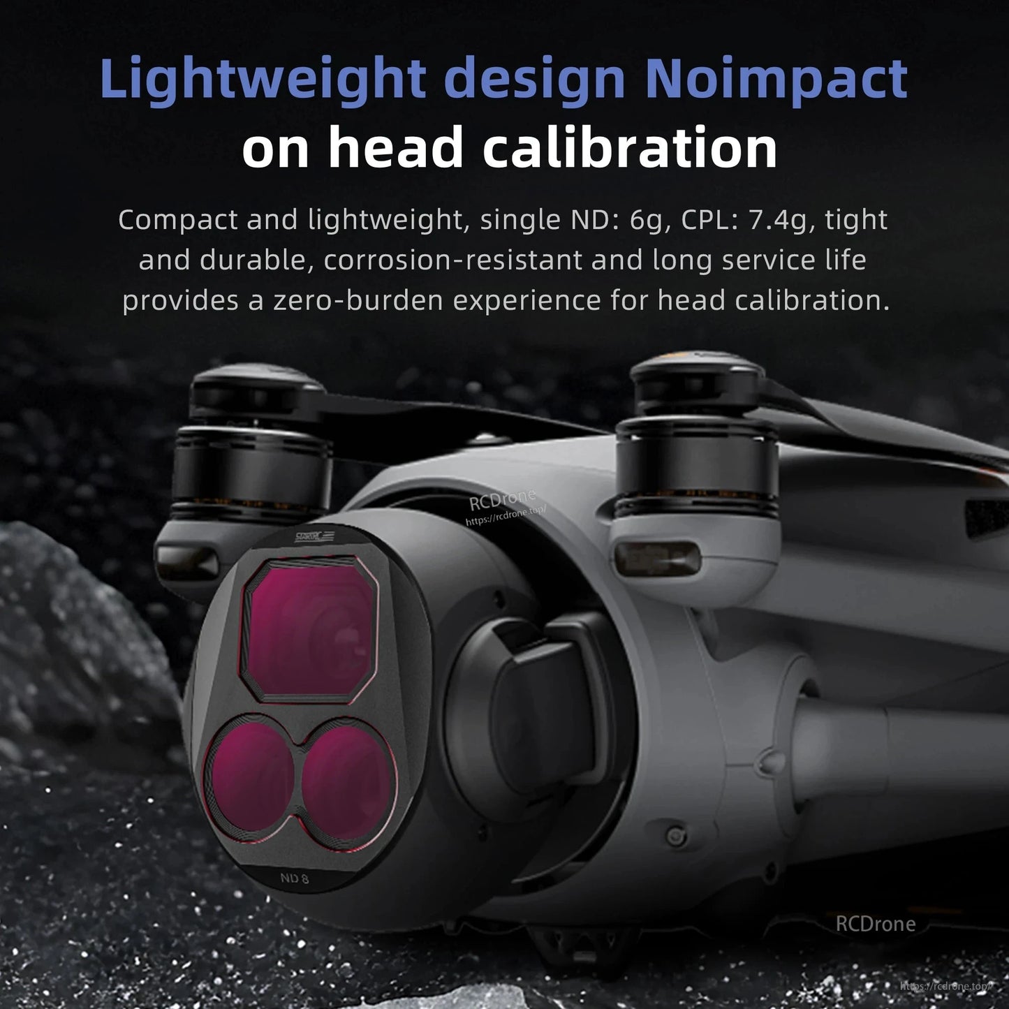 The STARTRC Camera Lens Filter Kit for DJI Mavic 4 Pro includes ND filters and CPL filter with lightweight design and corrosion-resistant construction.