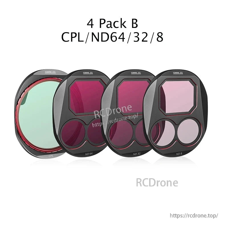 STARTRC Camera Lens Filter Kit for DJI Mavic 4 Pro includes various filters for aerial photography and videography.