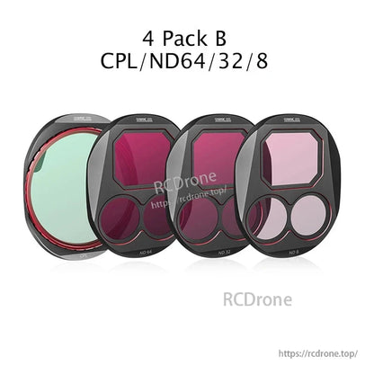 STARTRC Camera Lens Filter Kit for DJI Mavic 4 Pro includes various filters for aerial photography and videography.