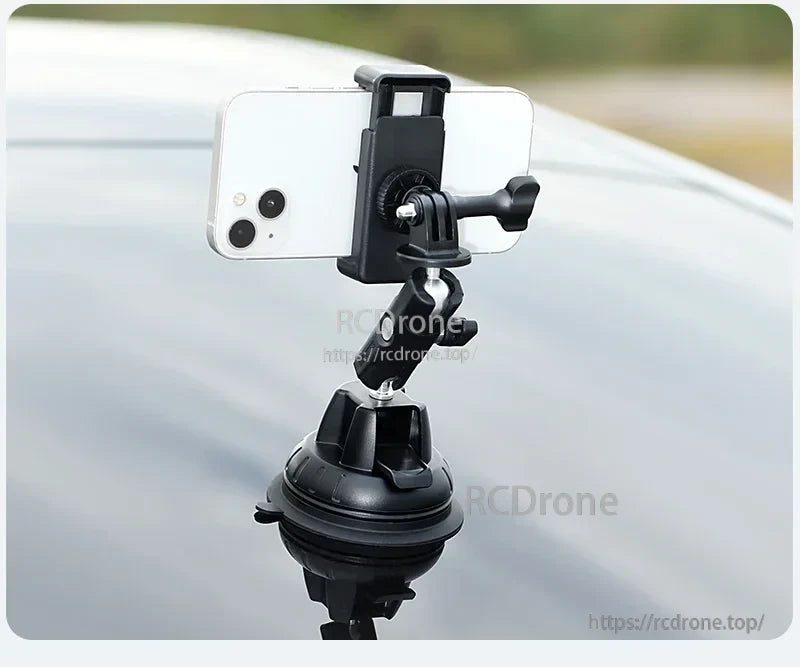 STARTRC Camera Mount, Adjustable dual ball head with independent knobs for 360° multi-directional adjustment and secure locking.