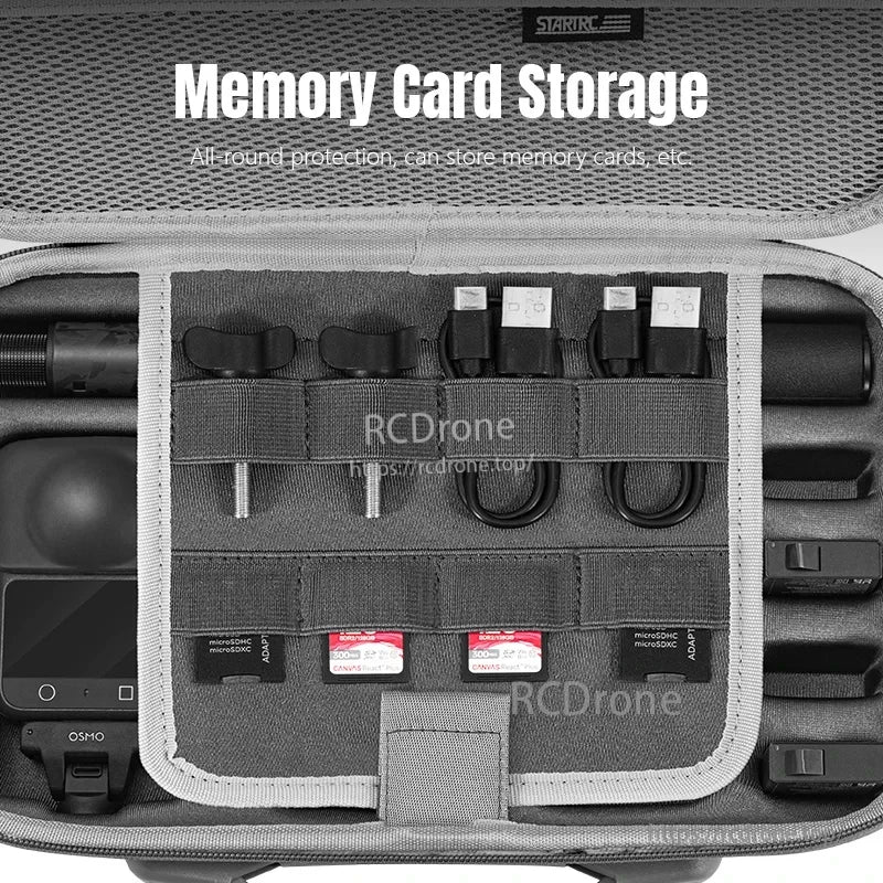 STARTRC Camera Shoulder Bag, Memory card storage with all-round protection and organized compartments