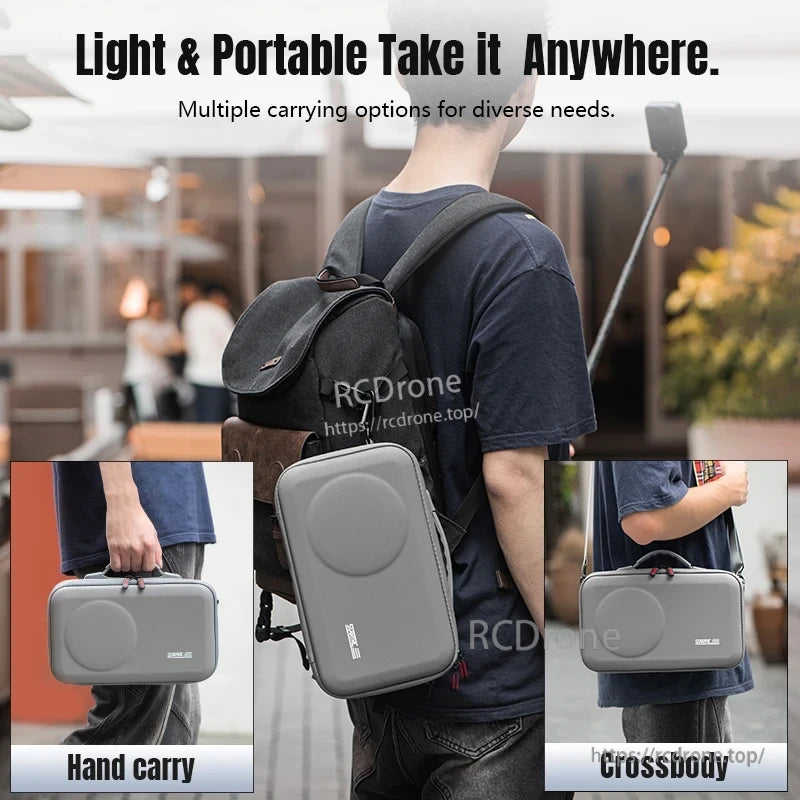 STARTRC Camera Shoulder Bag, Lightweight camera bag with hand carry, backpack, and crossbody options.