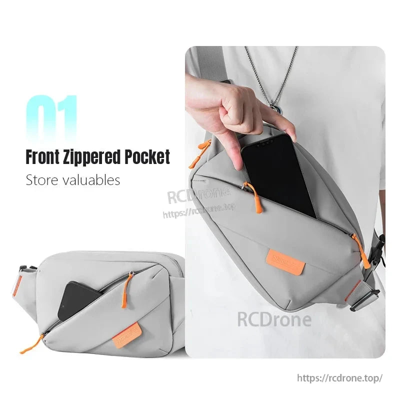 STARTRC Camera Storage Bag, Front zippered pocket for storing valuables, designed for camera accessories.