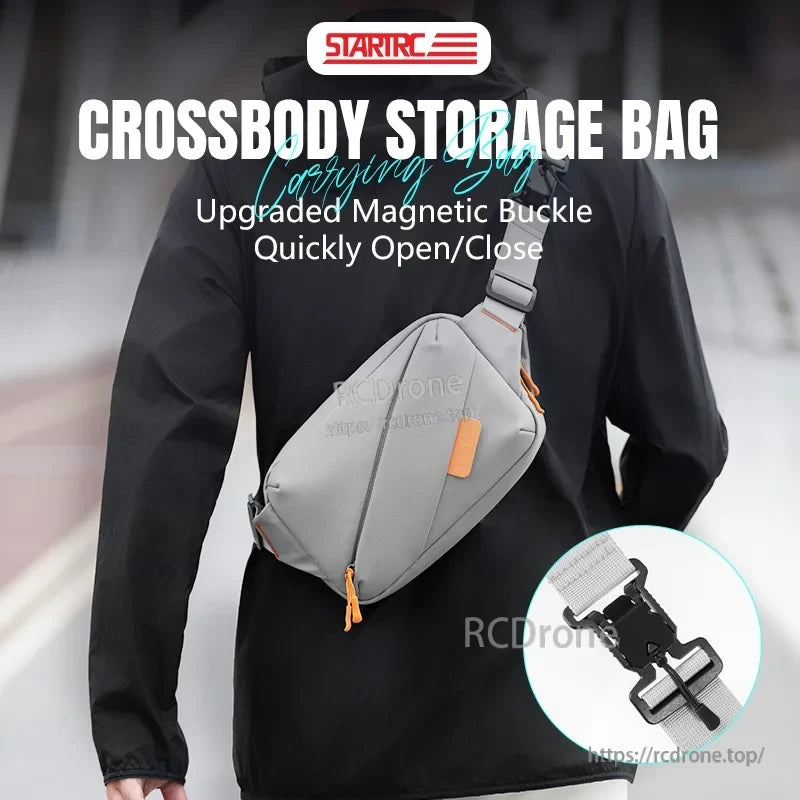 STARTRC Camera Storage Bag, STARTRC Crossbody Storage Bag with upgraded magnetic buckle for quick open/close.