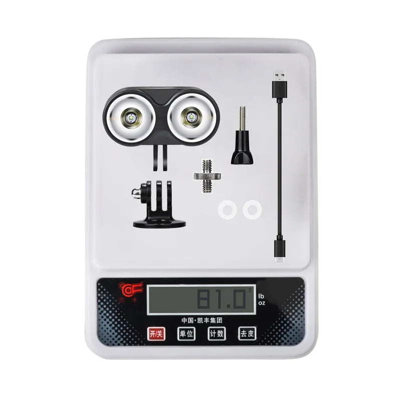 STARTRC Charger Accessory: LED Searchlight, Accessories kit for DJI Avata 2 including LED searchlight and mount bracket.