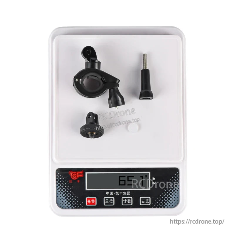 STARTRC For DJI Action 5 Pro Bicycle Holder, Made of durable plastic, this item is compact and easy to carry for daily use.