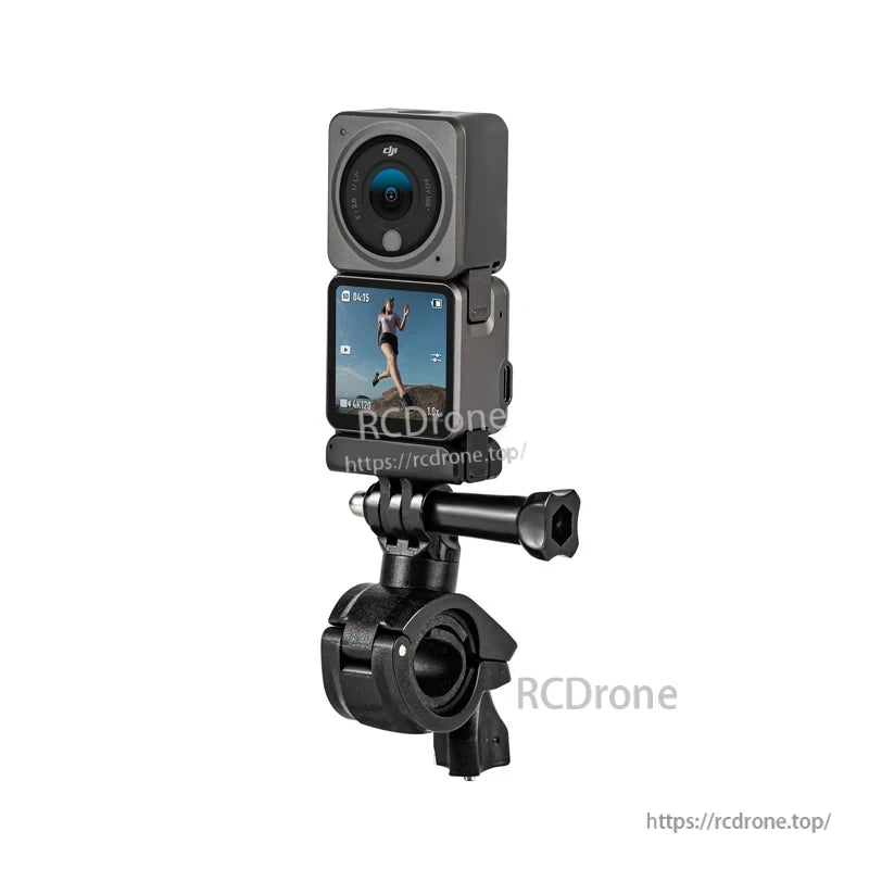 STARTRC For DJI Action 5 Pro Bicycle Holder, Bicycle Holder by STARTRC is a motorcycle/bike handlebar mount bracket for DJI Osmo Action cameras.