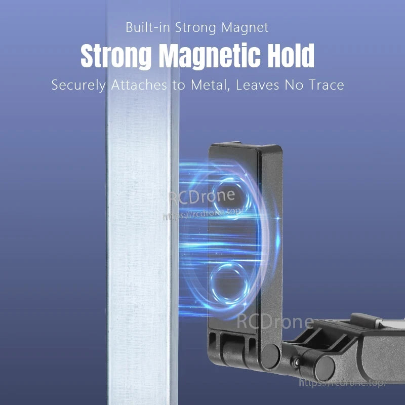 STARTRC DJI Action Magnetic Mount, Strong magnet securely attaches to metal surfaces with no residue or trace.