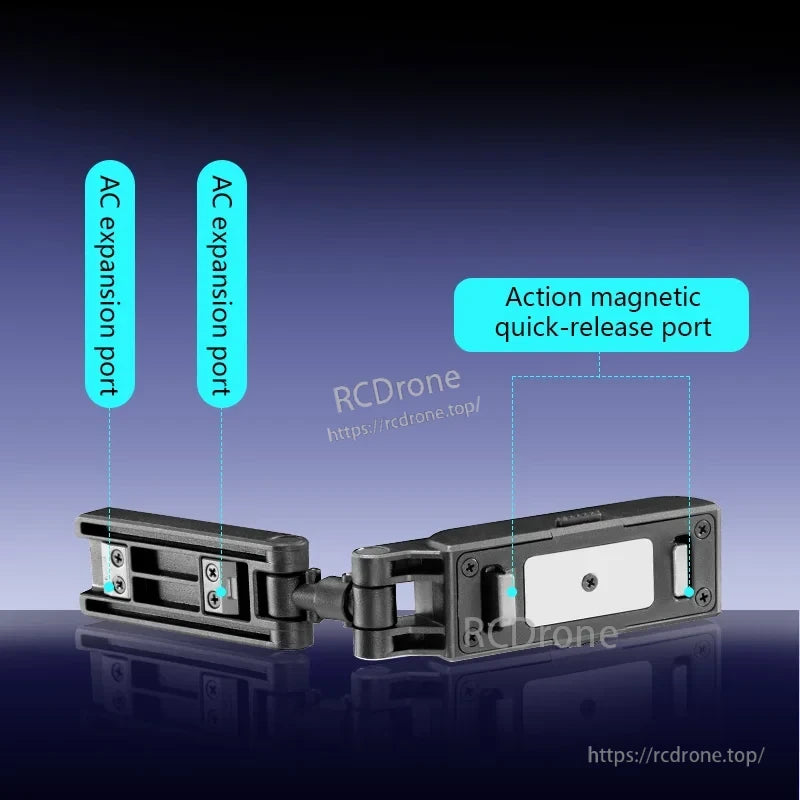 STARTRC DJI Action Magnetic Mount, Magnetic tool with two sides: one for metal adhesion and another for accessory attachment