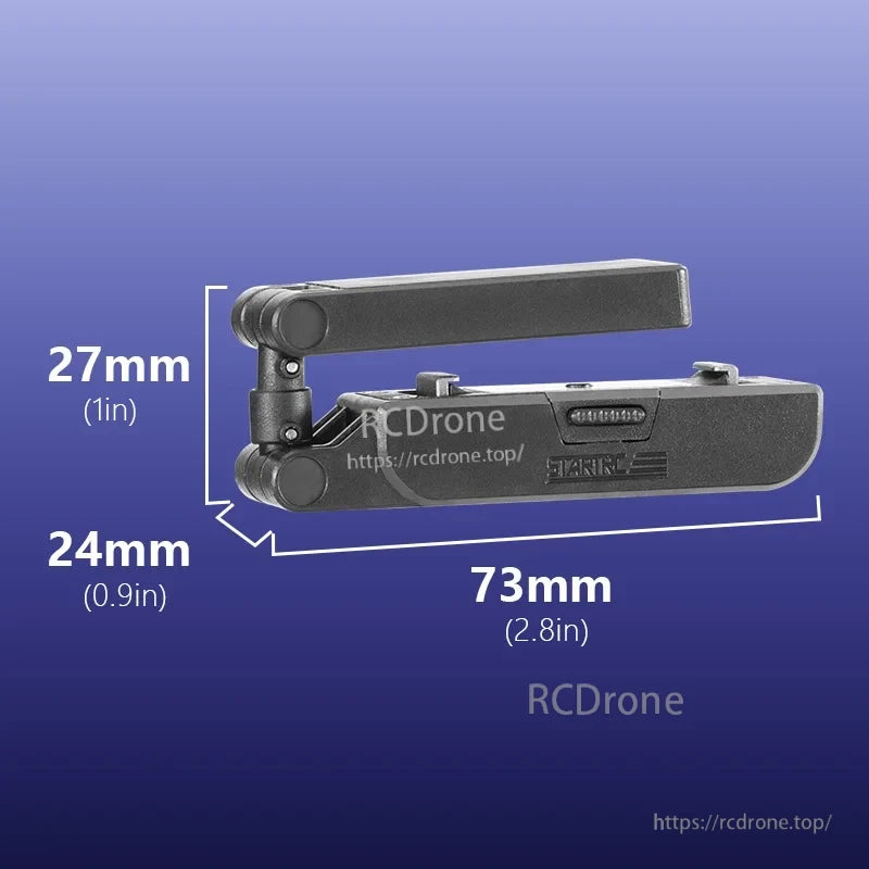 STARTRC DJI Action Magnetic Mount, Adjustable universal joint provides 360-degree rotation for flexible adjustments.