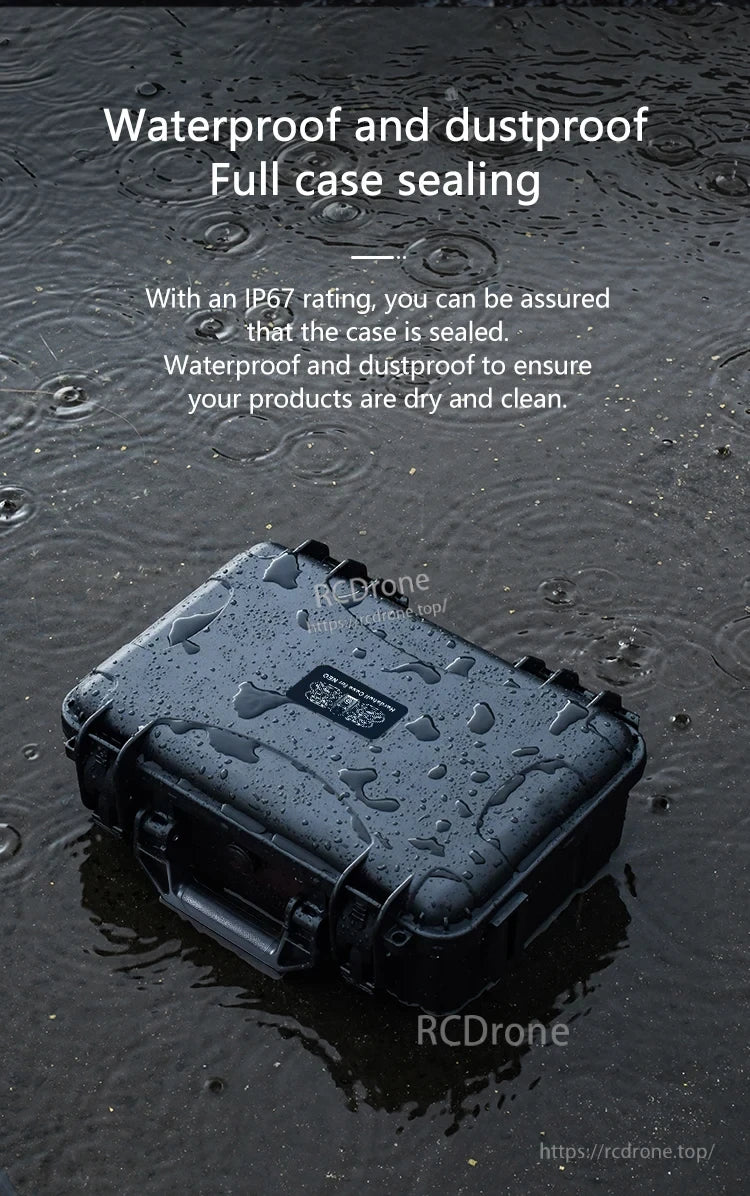 STARTRC DJI NEORC Waterproof Case, Waterproof and dustproof full case sealing provides excellent protection against water and dust intrusion.