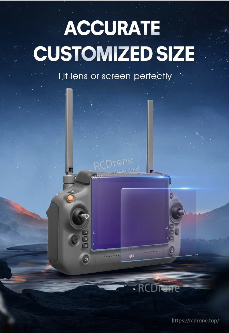STARTRC DJI RC Plus Screen Protector, Accurate customized size fits lens or screen perfectly.