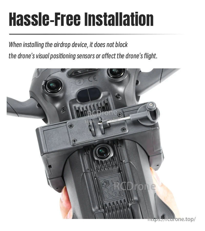 STARTRC Drone Airdrop, Hassle-Free Installation, No Sensor Blockage, Smooth Flight