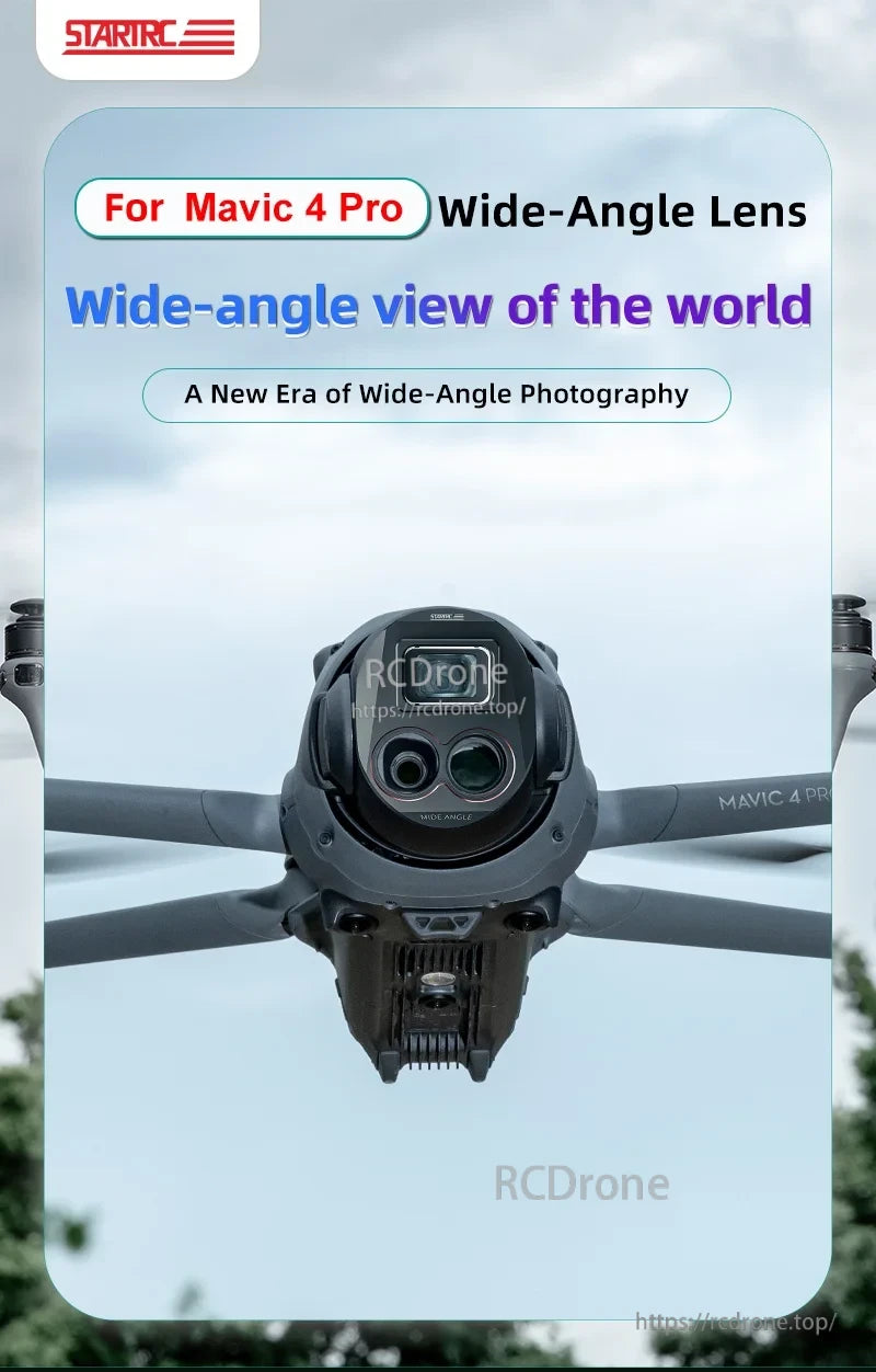 STARTRC Drone Camera Lens Filter, STARTRC Wide-Angle Lens for Mavic 4 Pro, New Era of Photography