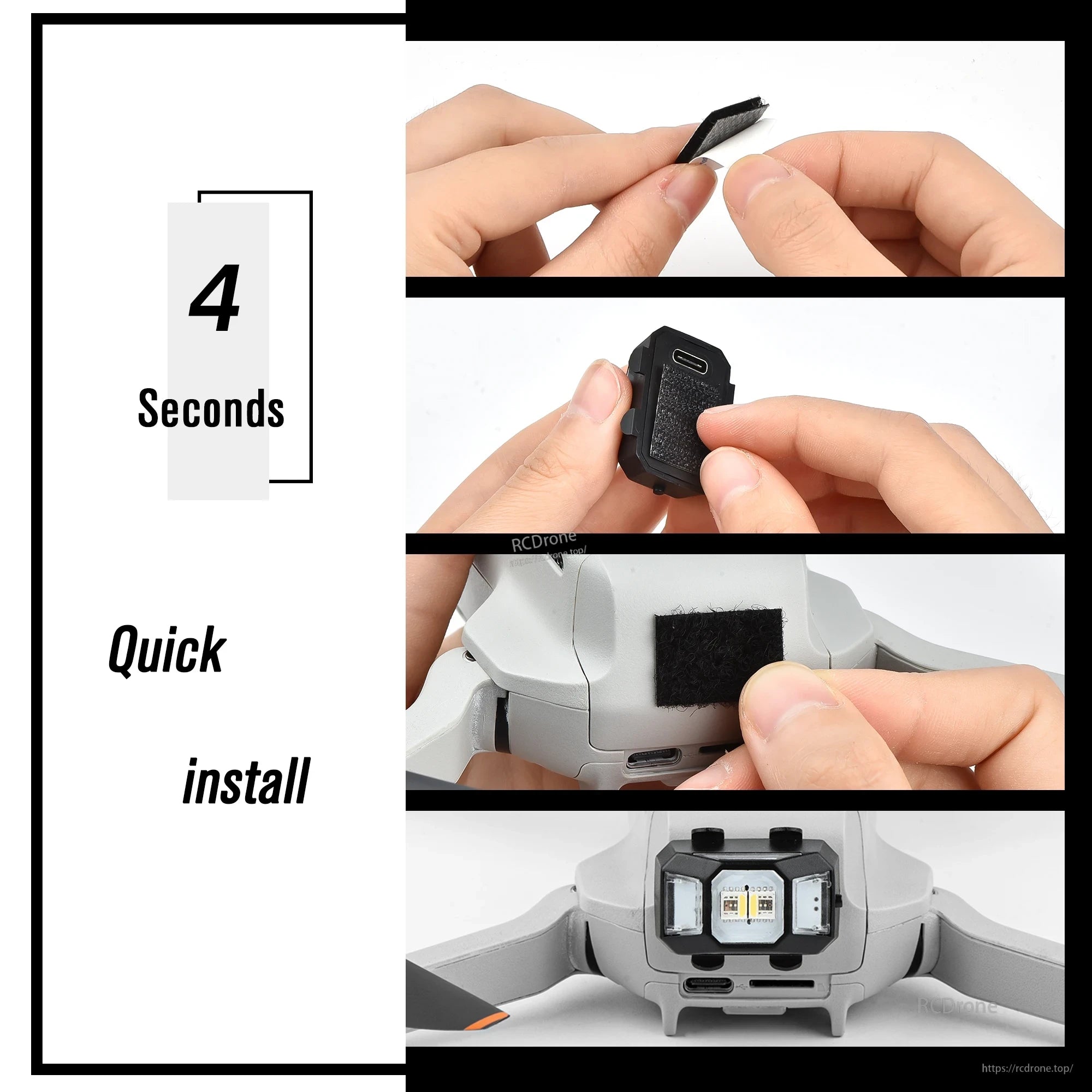 STARTRC Drone Strobe Flashing Light, This STARTRC Flashing Light is a compact strobe for DJI drones.