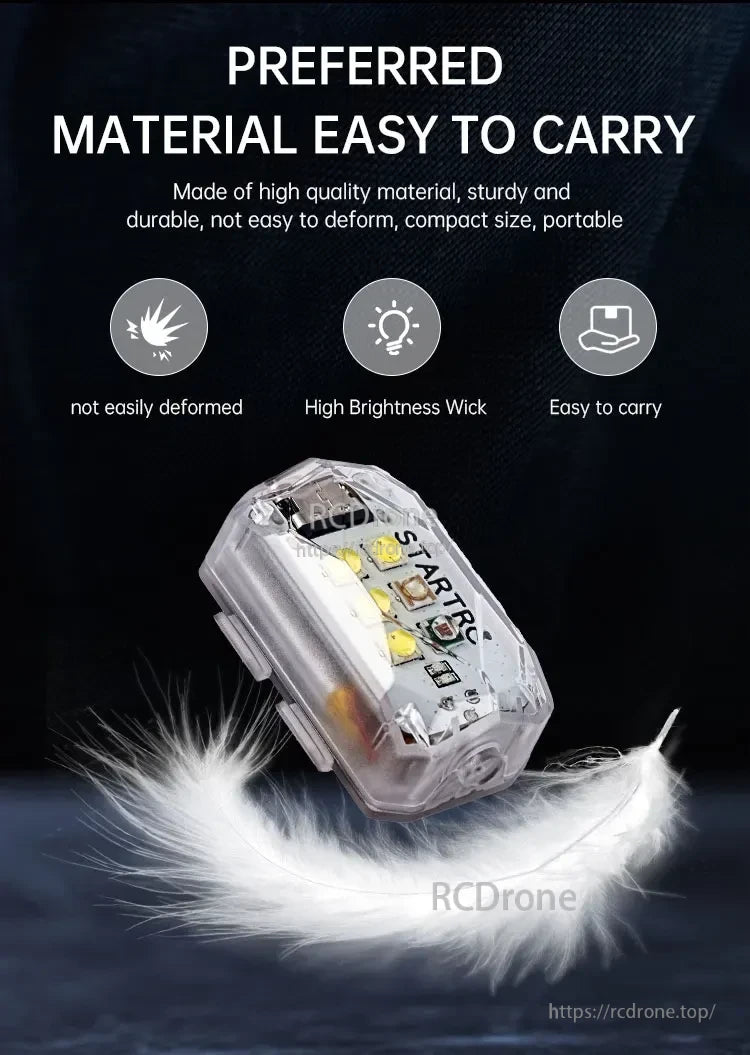 STARTRC Drone Strobe Flashing Light, High-quality, durable, compact drone light with bright wick, easy to carry
